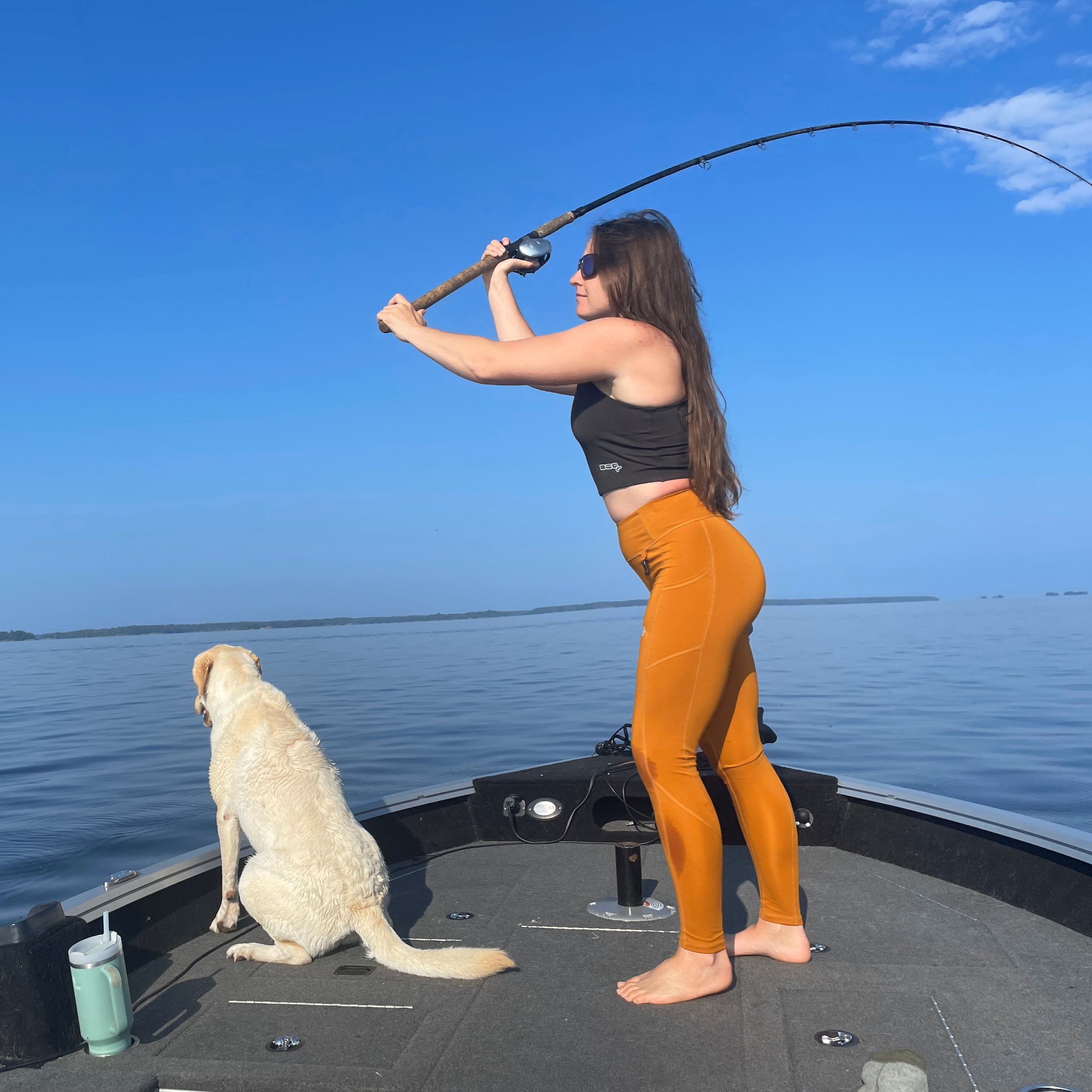 High Waisted Boat Legging - UPF 50+ - OVERLANDERS Outfitter