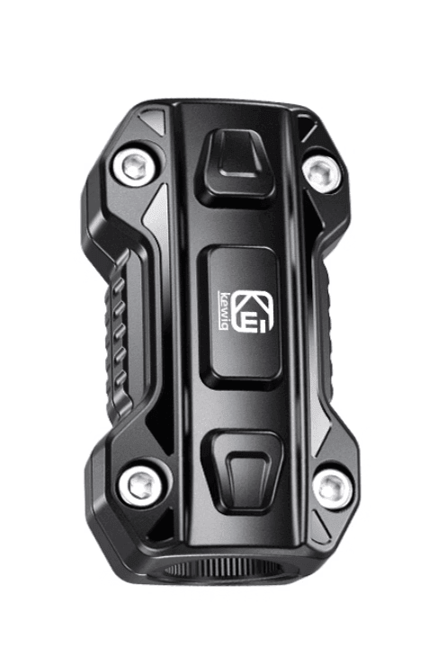 Motorcycle crash bar protection buffer block by Bean's Moto Booth, designed as a durable accessory for motorcycle safety and protection.