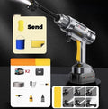 Bean's Moto Booth SETRISCG™ cordless high-pressure vehicle wash machine for motorcycles, with a compact design and ergonomic handle.