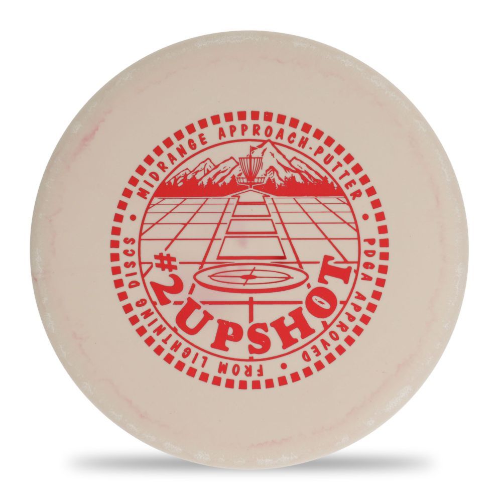 Gotta Go Gotta Throw Lightning Sure Grip #2 Upshot Putter golf disc with a bright, durable design for precise putting and short-range shots