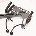 Lolo Racks DIY bike and e-bike compatible attachment carrier mounted on a bicycle, showcasing versatile rack accessory for bike storage.