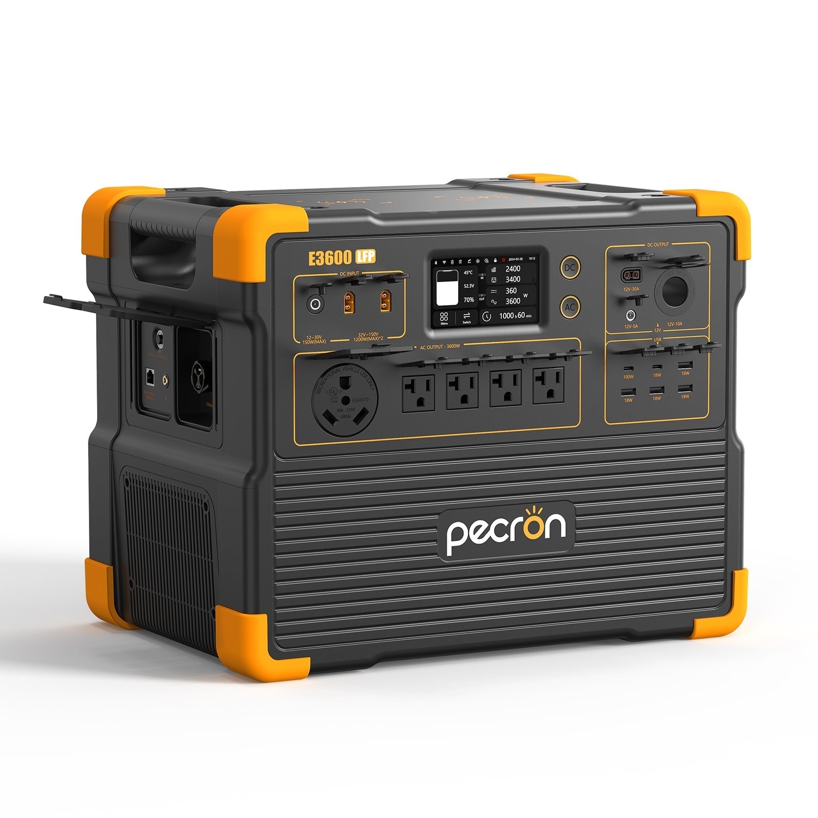 PECRON E3600LFP Portable Power Station 3600W 3072Wh - We The Collective