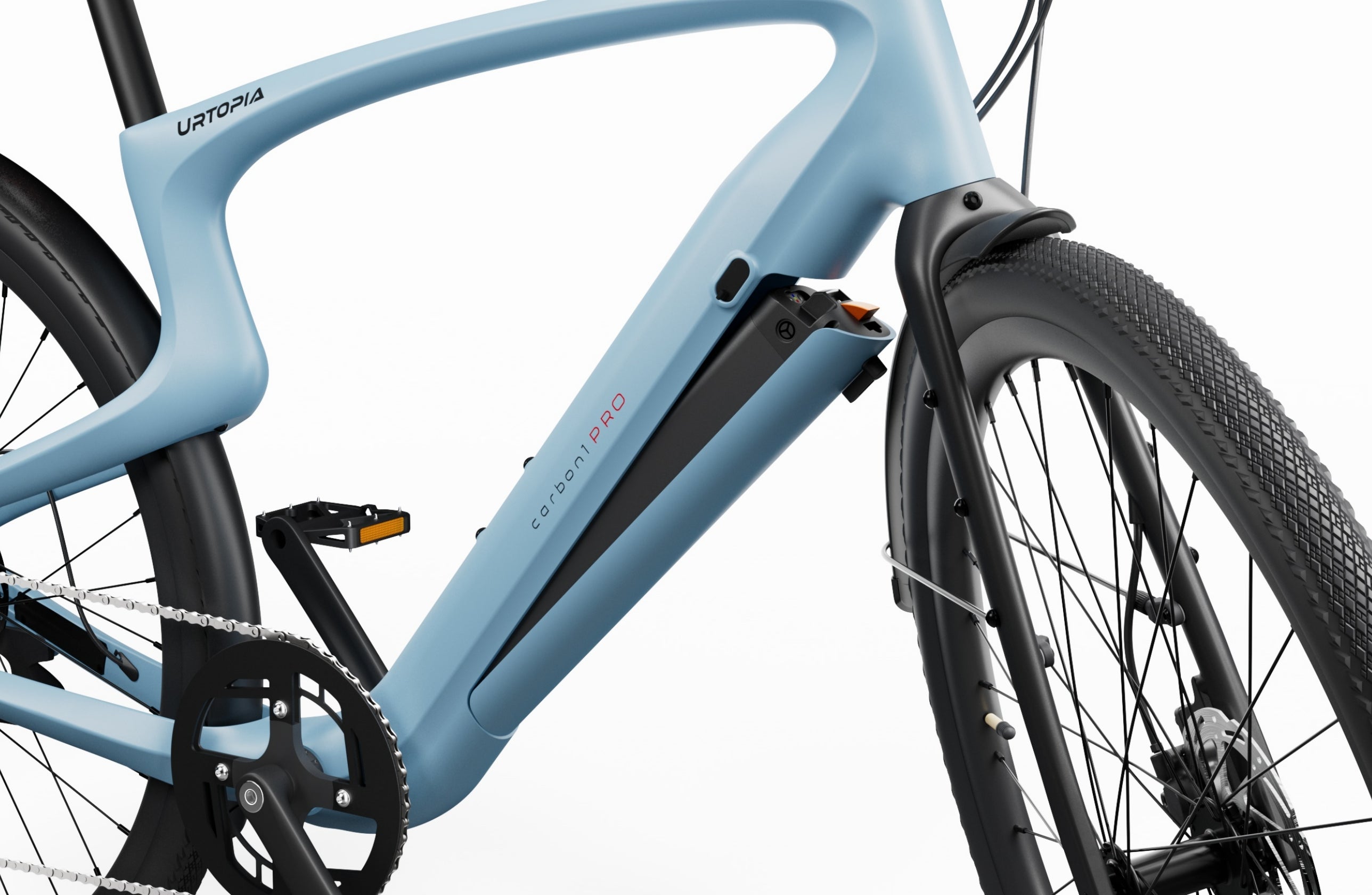 Rex E-Bikes Urtopia CARBON 1 PRO e-bike with sleek carbon frame, electric motor, and modern design in the image.