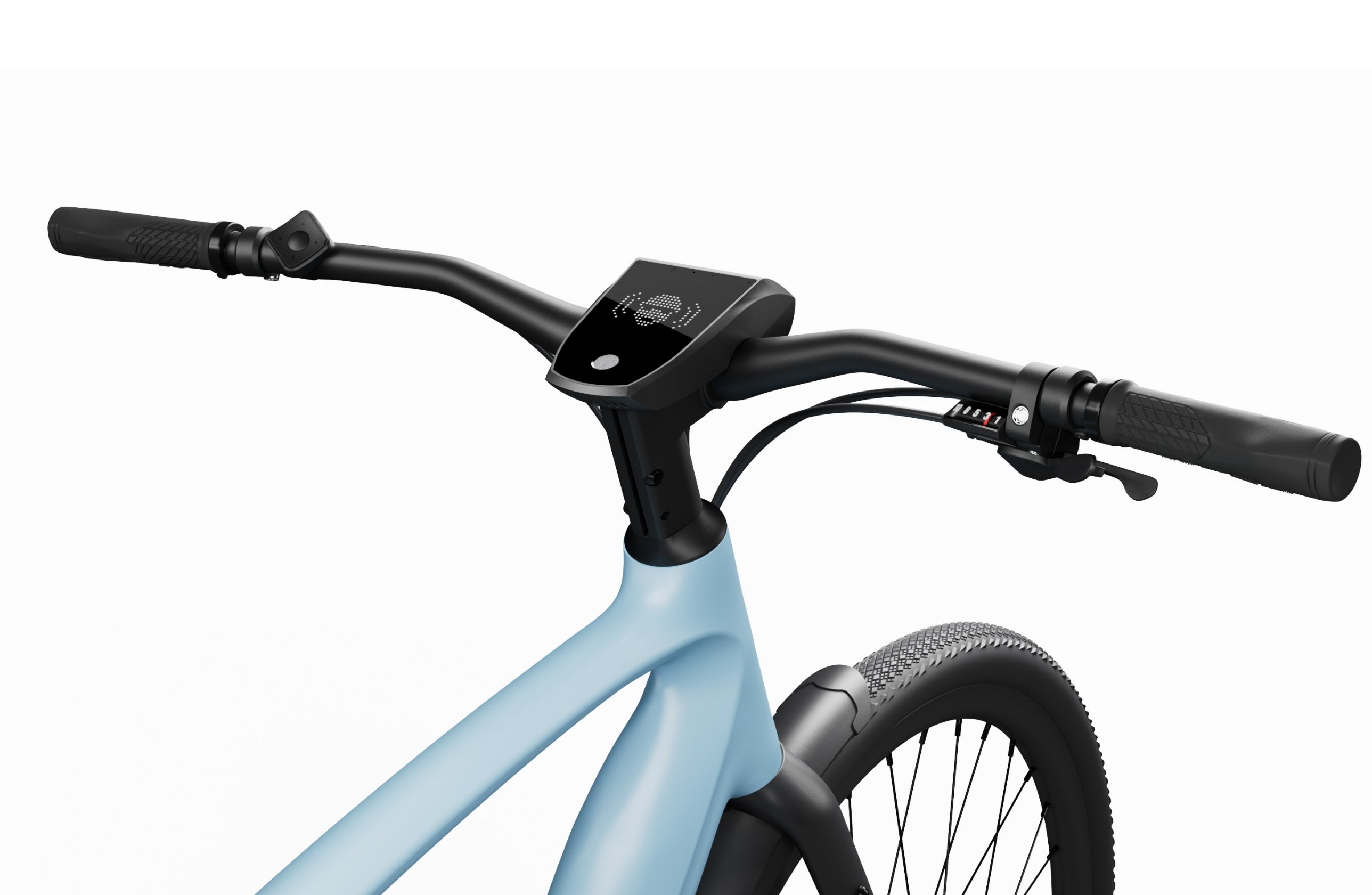 Rex E-Bikes Urtopia CARBON 1 PRO e-bike with sleek black frame, carbon fiber accents, and modern handlebars.