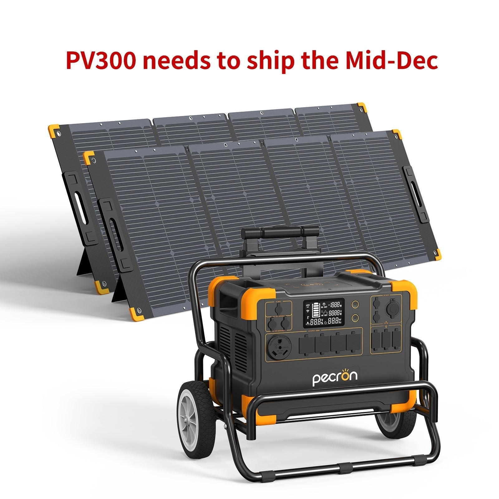 PECRON E2000LFP Expandable Portable Power Station 2000W 1920Wh - We The Collective