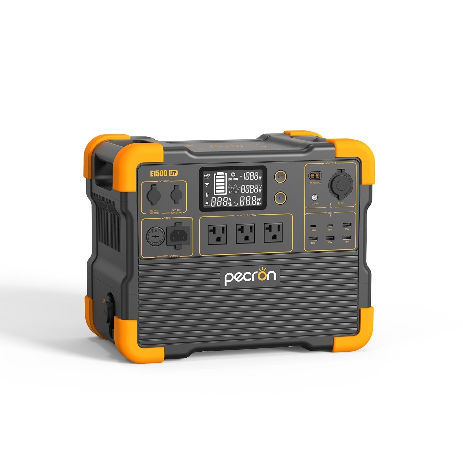 PECRON E1500LFP Expandable Portable Power Station 2200W 1536Wh - We The Collective