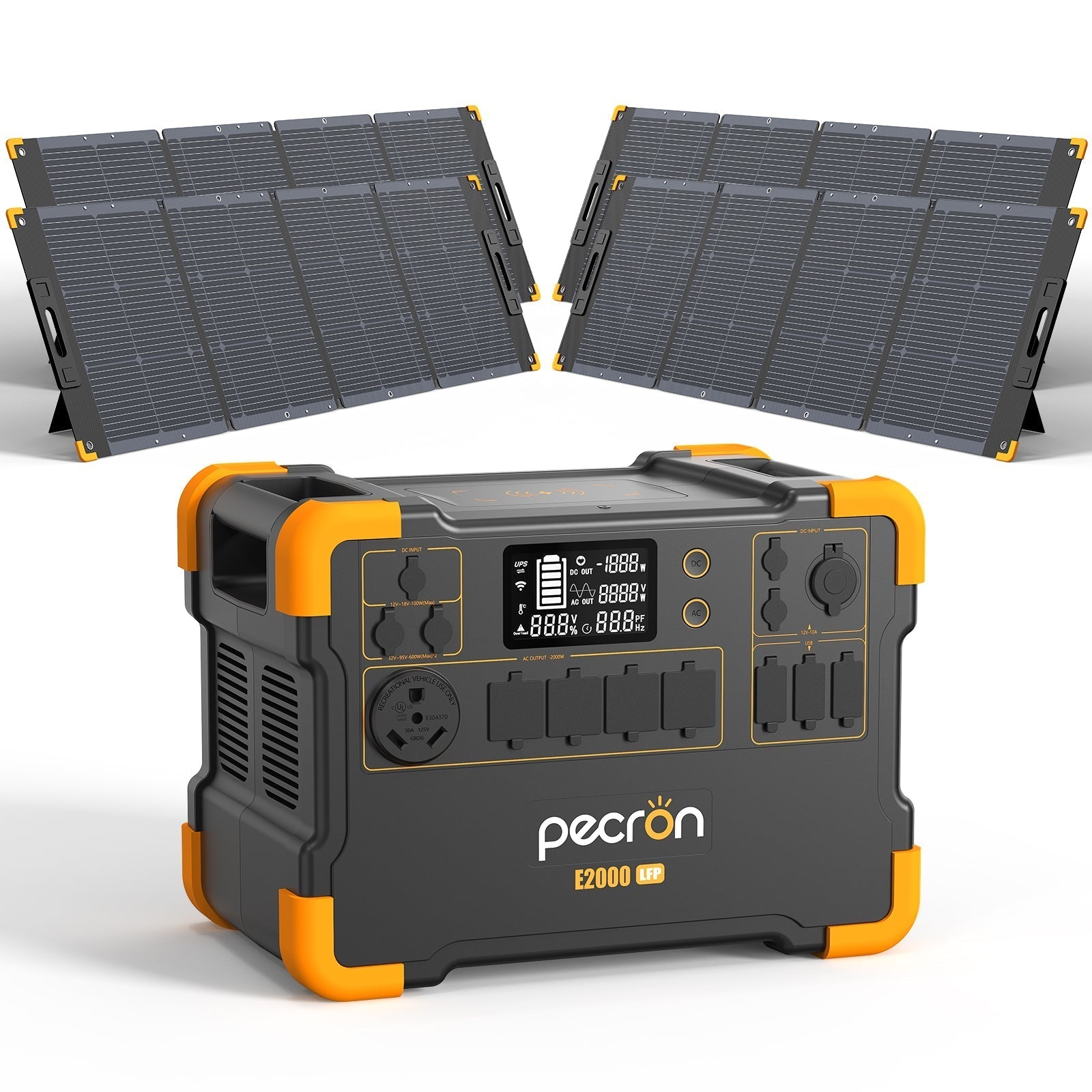 PECRON E2000LFP Expandable Portable Power Station 2000W 1920Wh - We The Collective