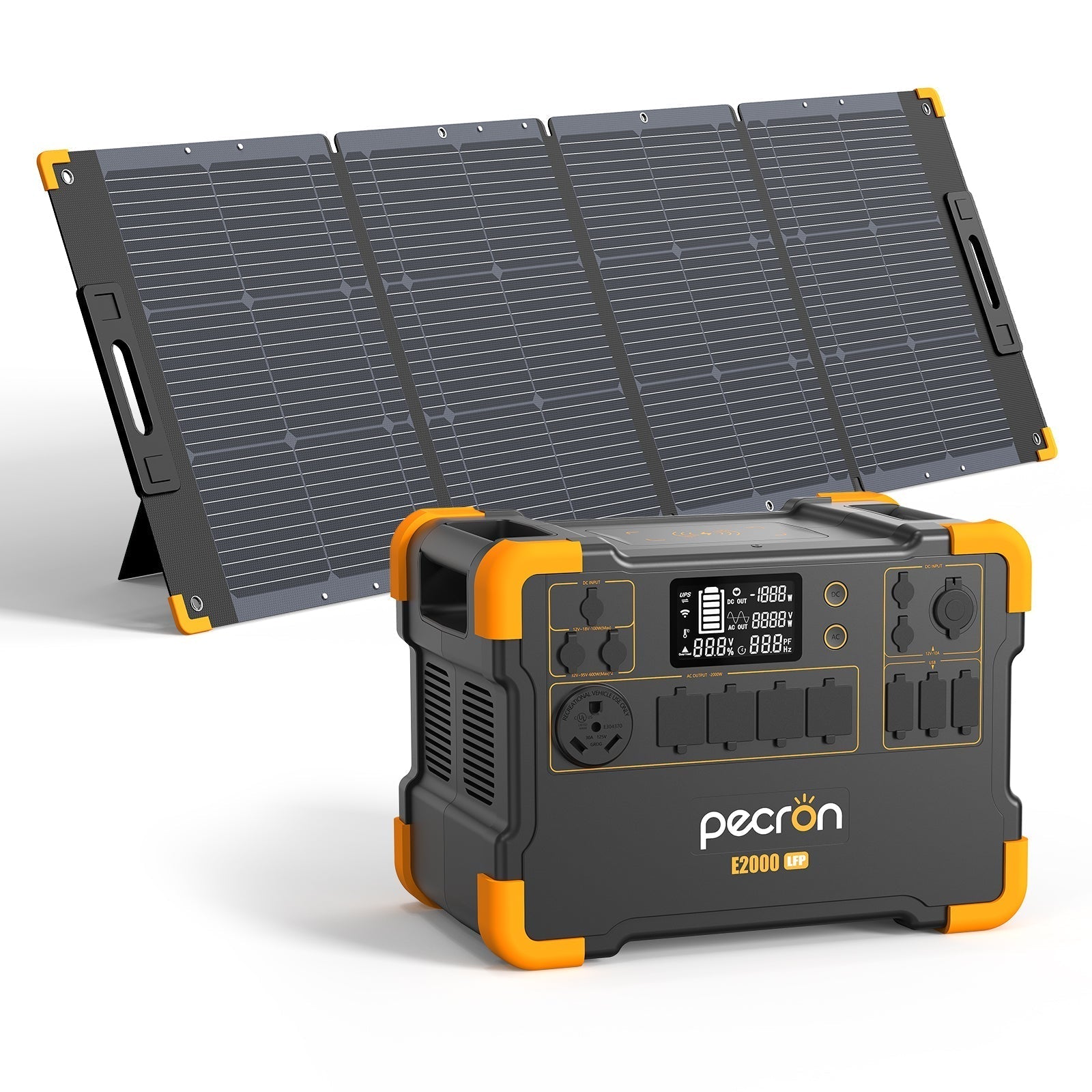 PECRON E2000LFP Expandable Portable Power Station 2000W 1920Wh - We The Collective