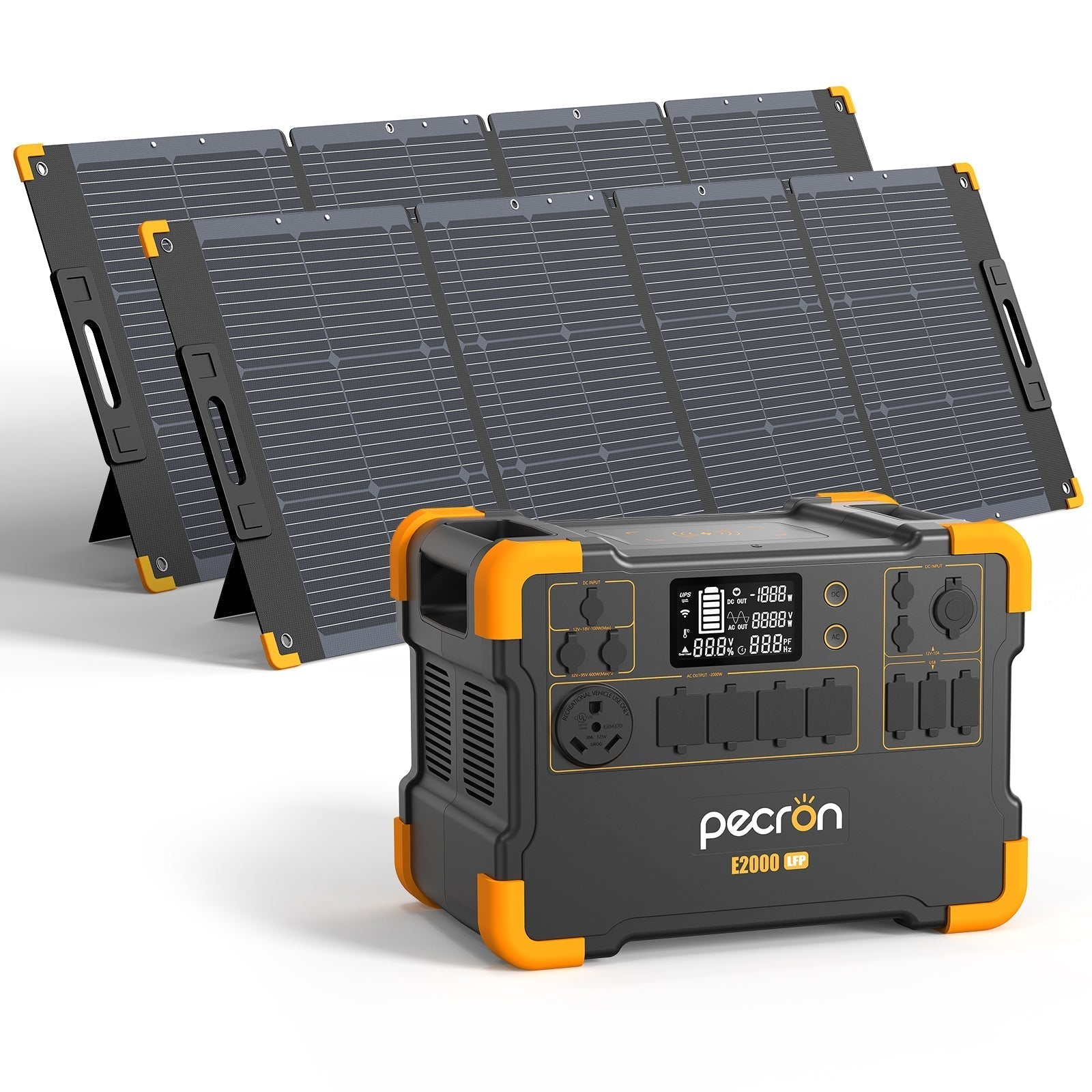 PECRON E2000LFP Expandable Portable Power Station 2000W 1920Wh - We The Collective