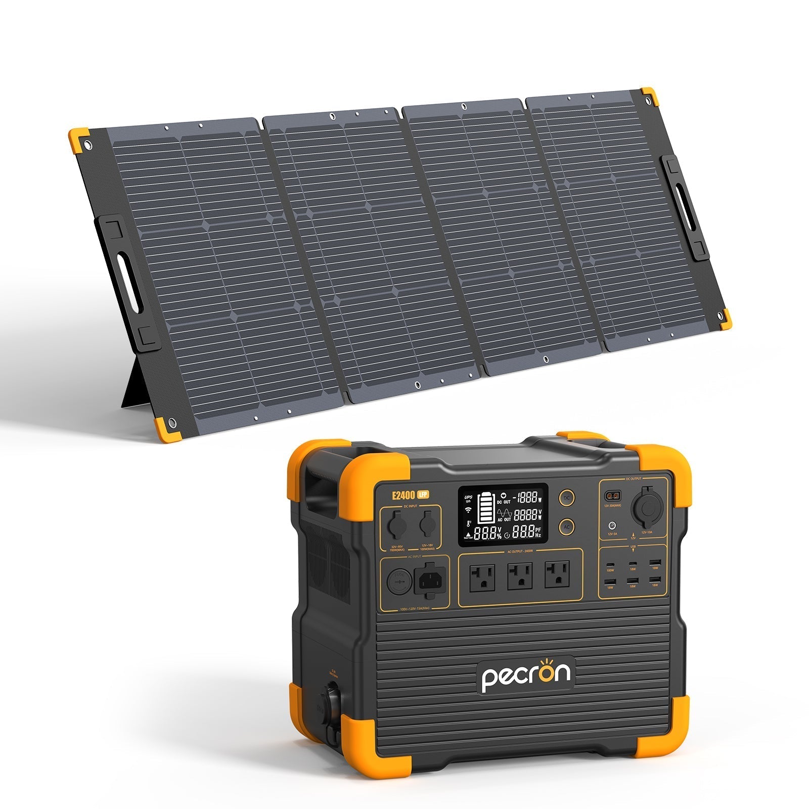 PECRON E2400LFP Portable Power Station 2400W 2048Wh - We The Collective