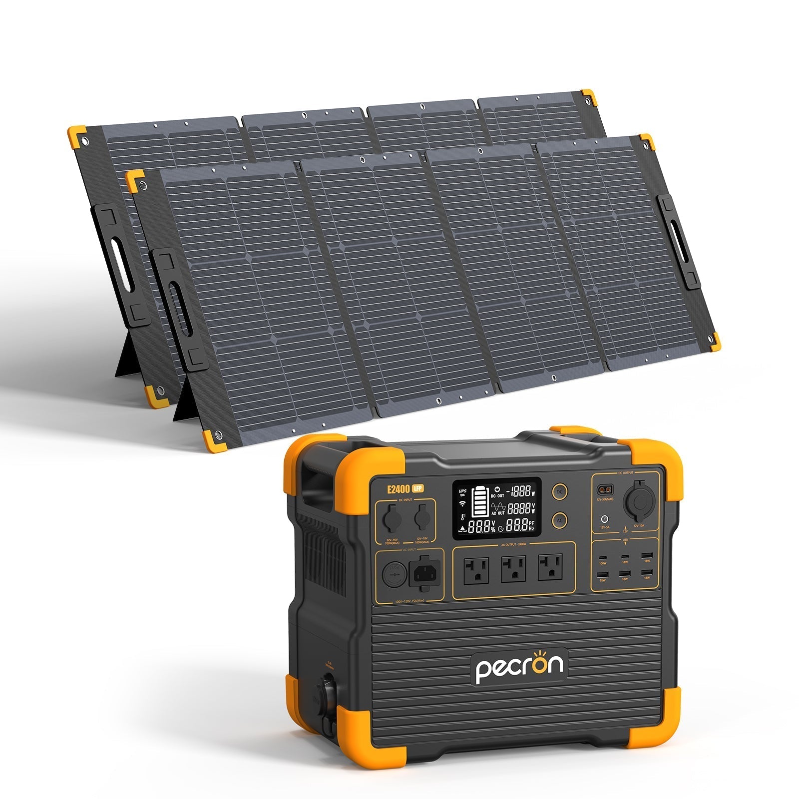 PECRON E2400LFP Portable Power Station 2400W 2048Wh - We The Collective