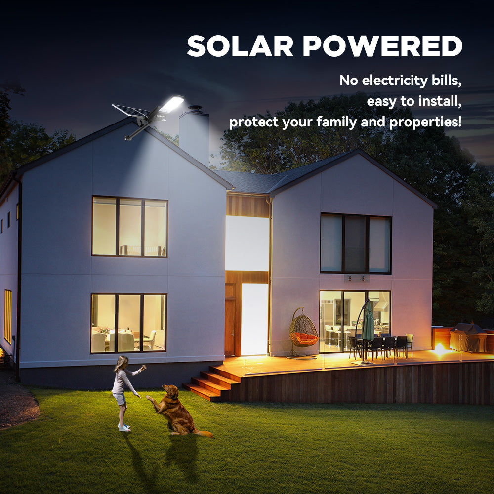 1500W solar street light with 20ft /16ft pole - OVERLANDERS Outfitter