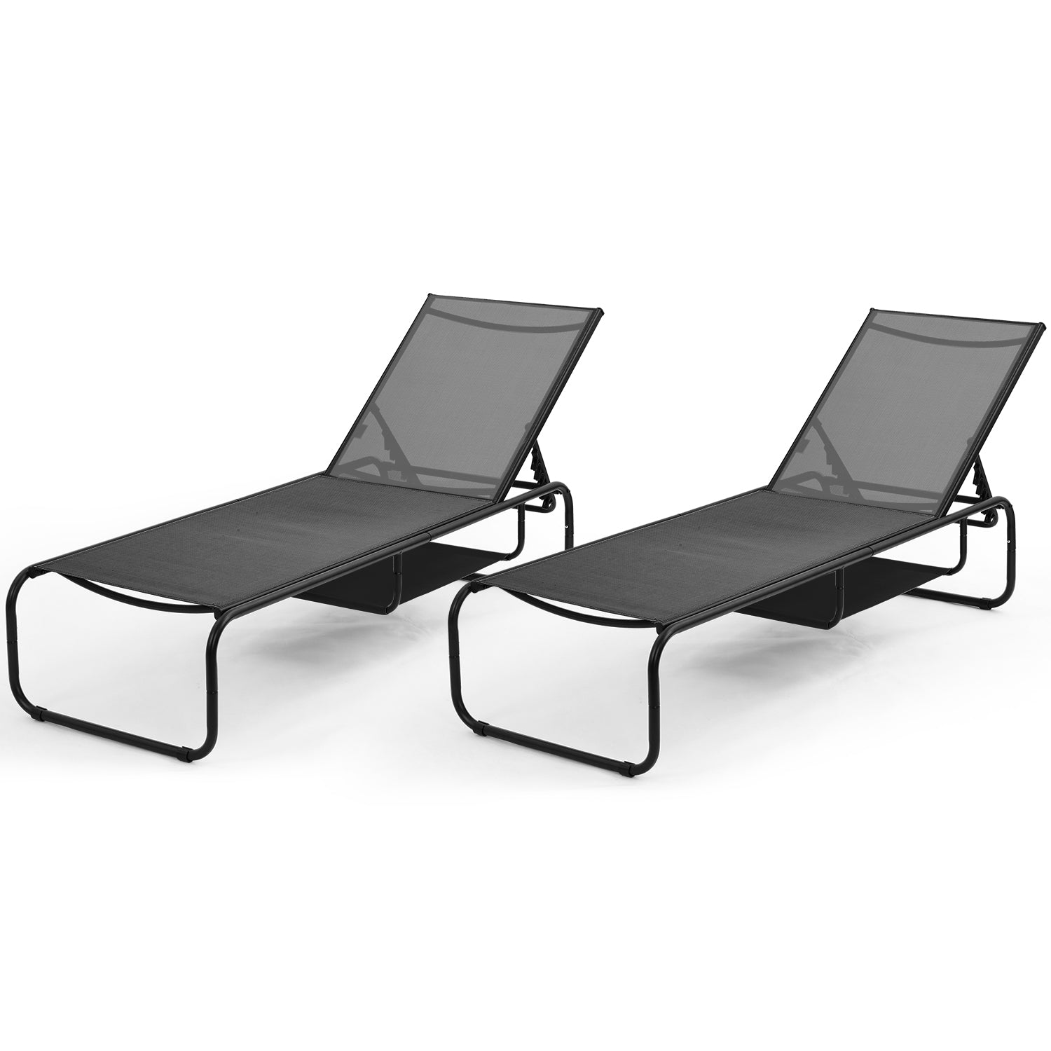 Ainfox 2 pcs Patio Lounge Chair Outdoor, Pool Lounge Chairs - OVERLANDERS Outfitter