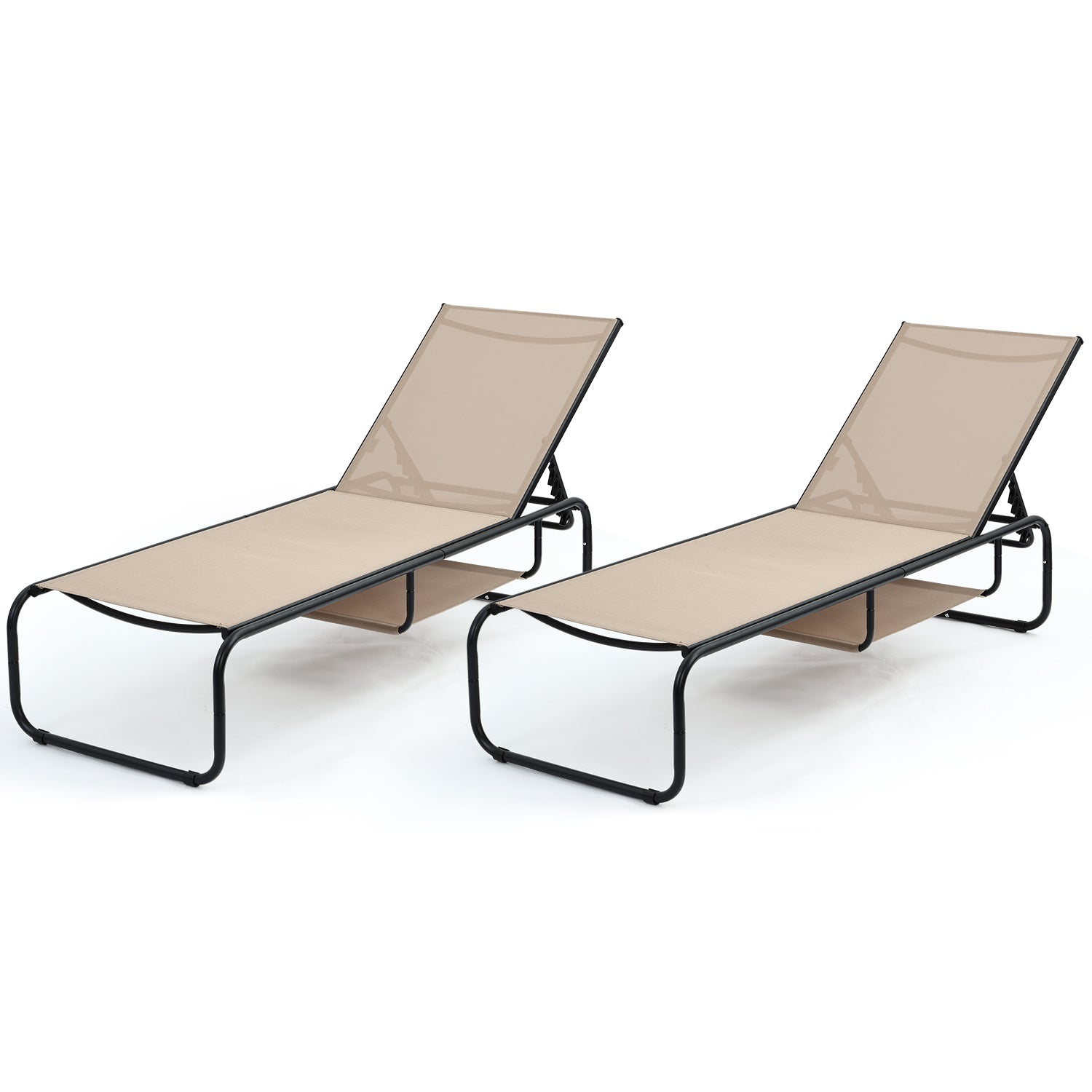 Ainfox 2 pcs Patio Lounge Chair Outdoor, Pool Lounge Chairs - OVERLANDERS Outfitter