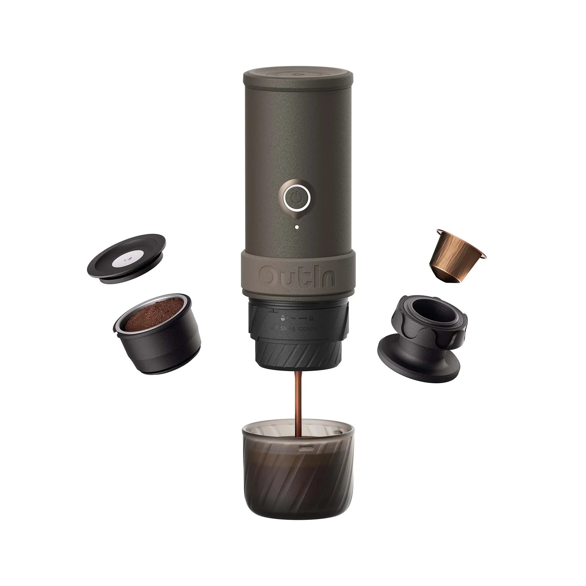 OutIn Mino Portable Electric Espresso Machine - OVERLANDERS Outfitter
