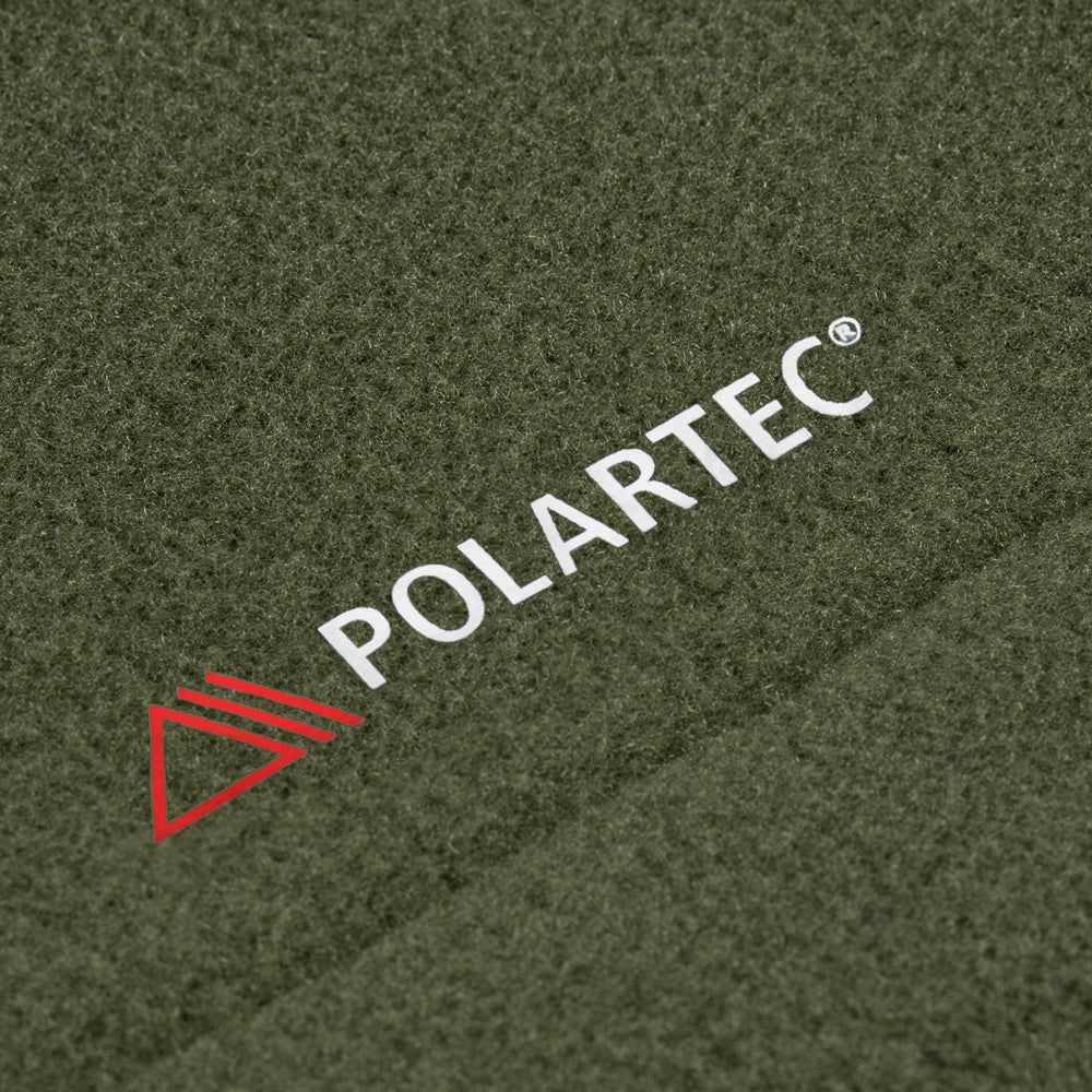 M-Tac women’s fleece jacket in Nord Polartec fabric, showcasing its soft texture and stylish design for outdoor wear.