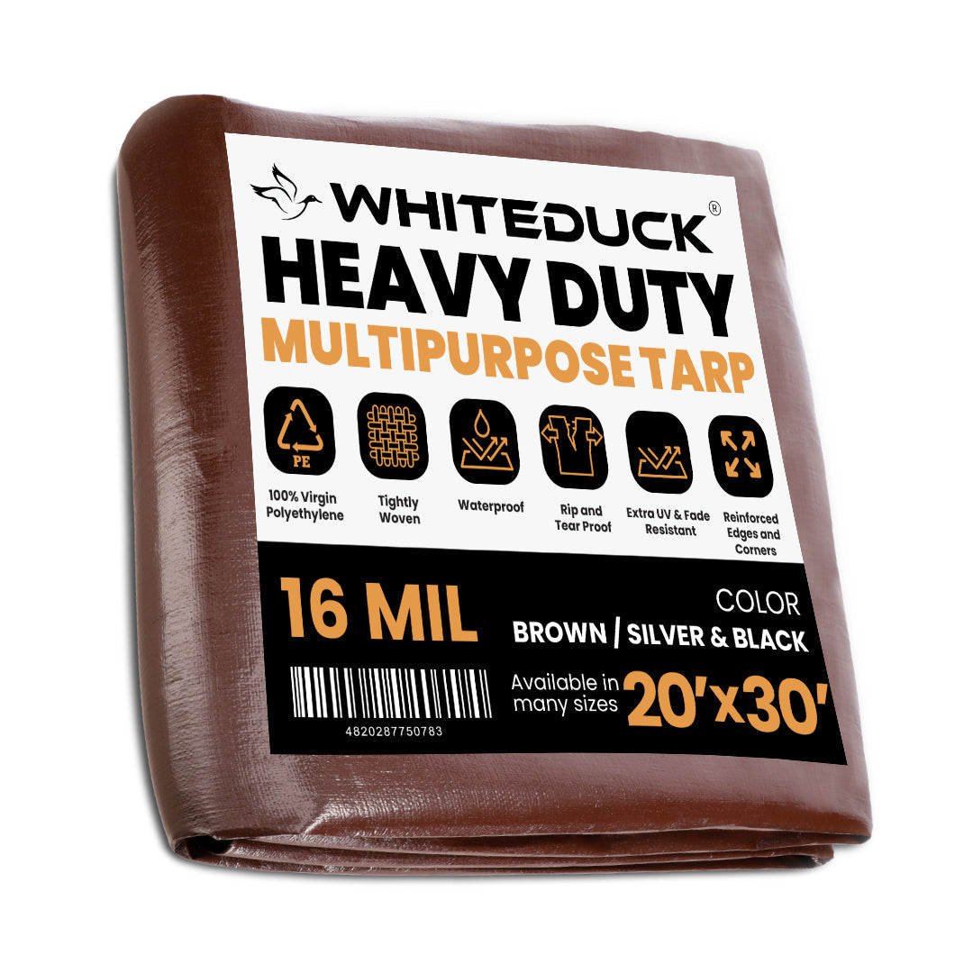 Super Heavy Duty Poly Tarp Cover Thick 16 Mil, 8 oz - OVERLANDERS Outfitter