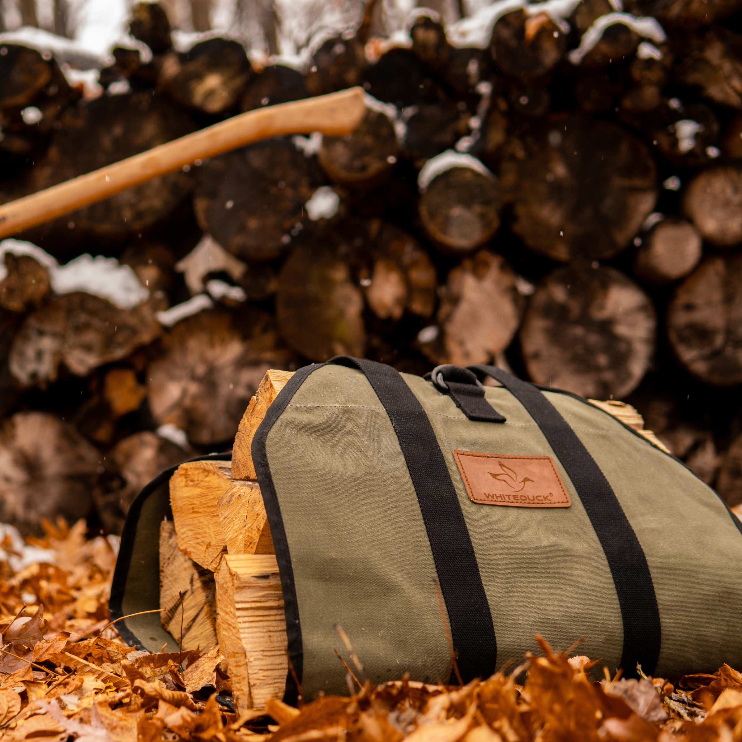 Boat Shape Canvas Firewood Log Carriers - OVERLANDERS Outfitter