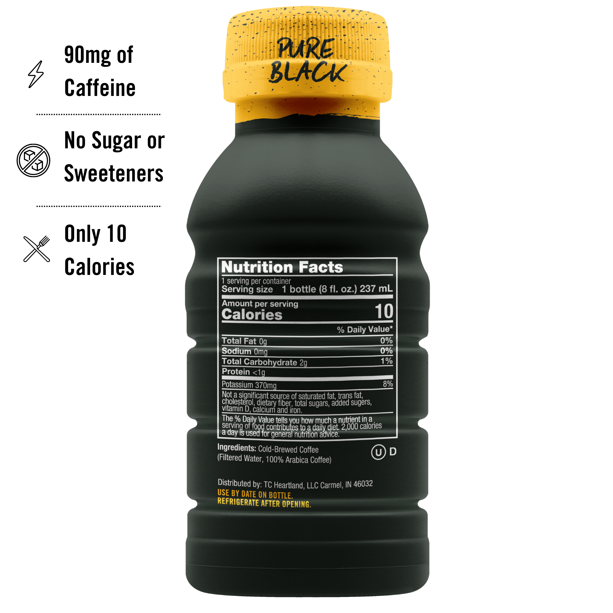 Cold Brew 8oz Bottles - Pure Black - We The Collective