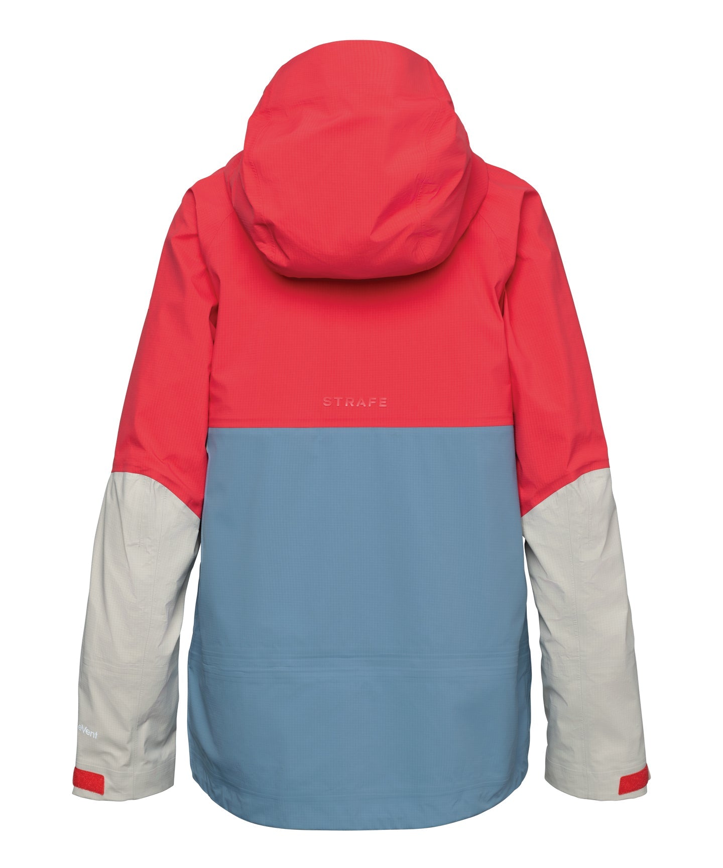 Strafe Outerwear Meadow 3L Shell Jacket in Hibiscus, showcasing waterproof fabric and a stylish, functional design.