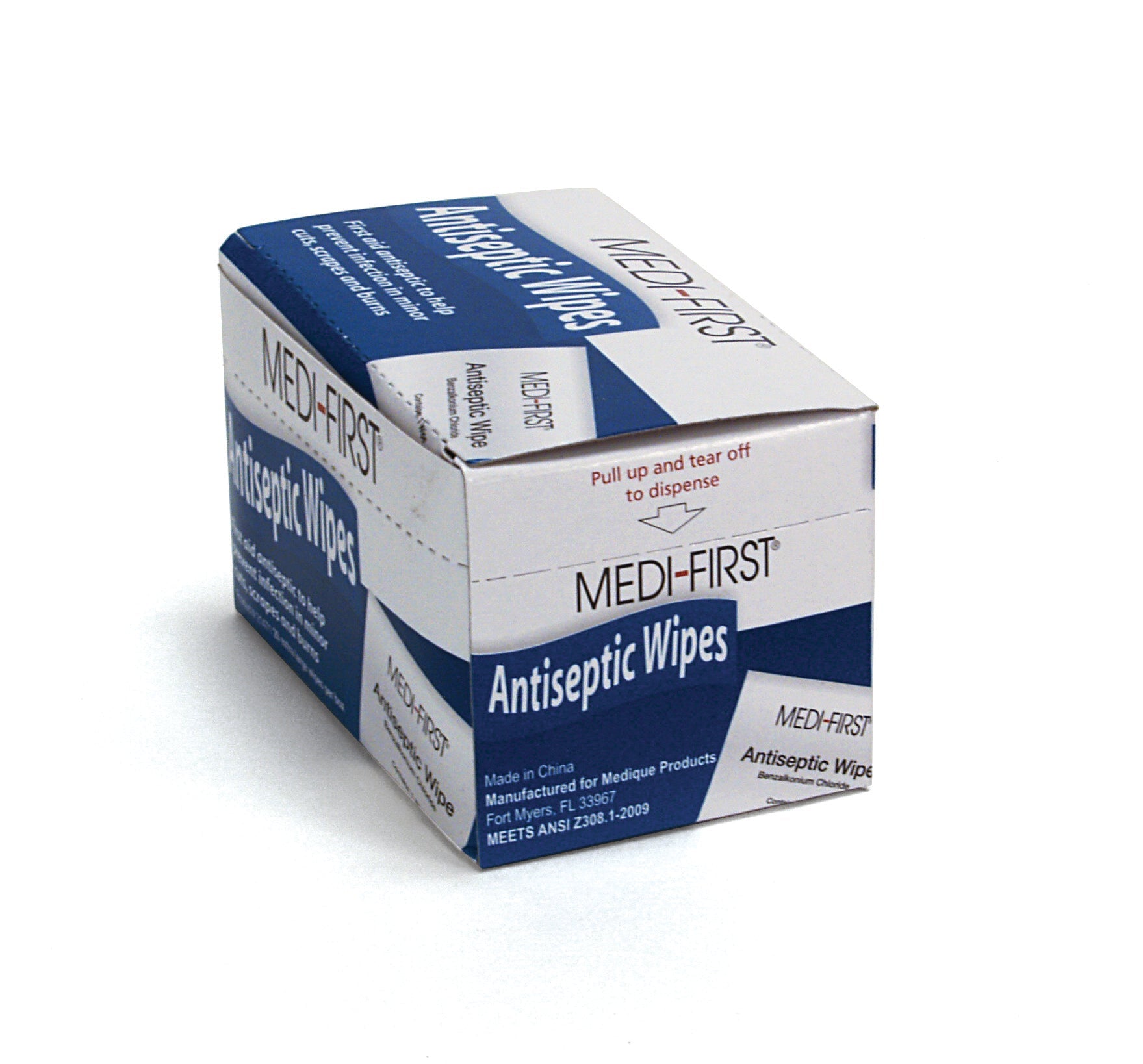 Alpenglow Readiness Supply antiseptic wipes in a pack, ideal for first aid and sanitizing skin surfaces.