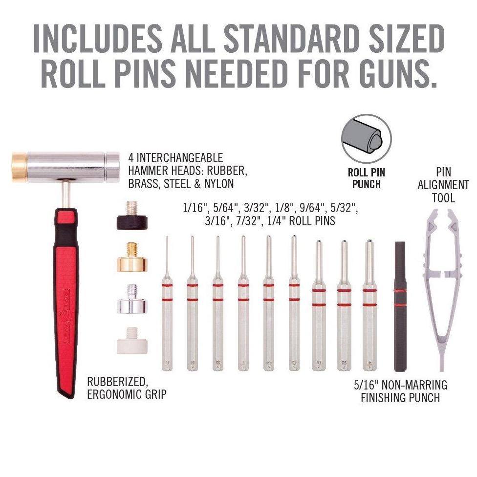 Accu-Punch™ Hammer & Roll Pin Punch Set - We The Collective