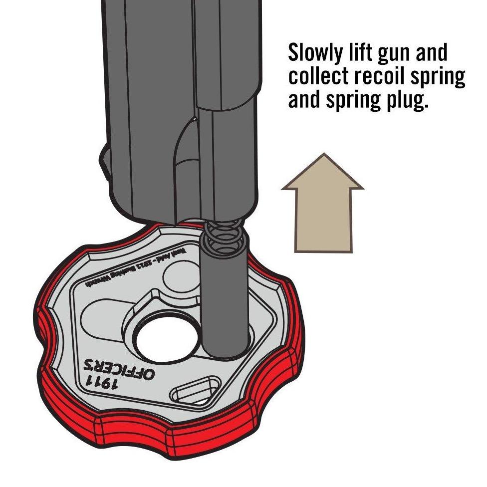 HCC Tactical 1911 Smart Wrench for cleaning and maintenance, featuring ergonomic design and multiple tool functions.