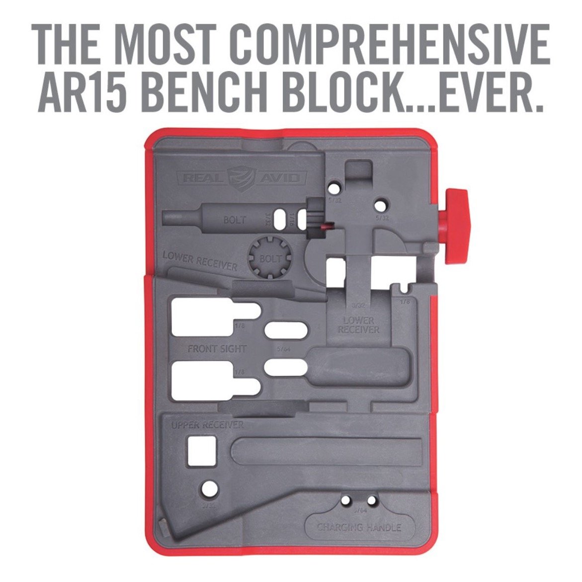 HCC Tactical AR15 Armorer’s Master Kit™ with cleaning tools and maintenance equipment on a workbench.