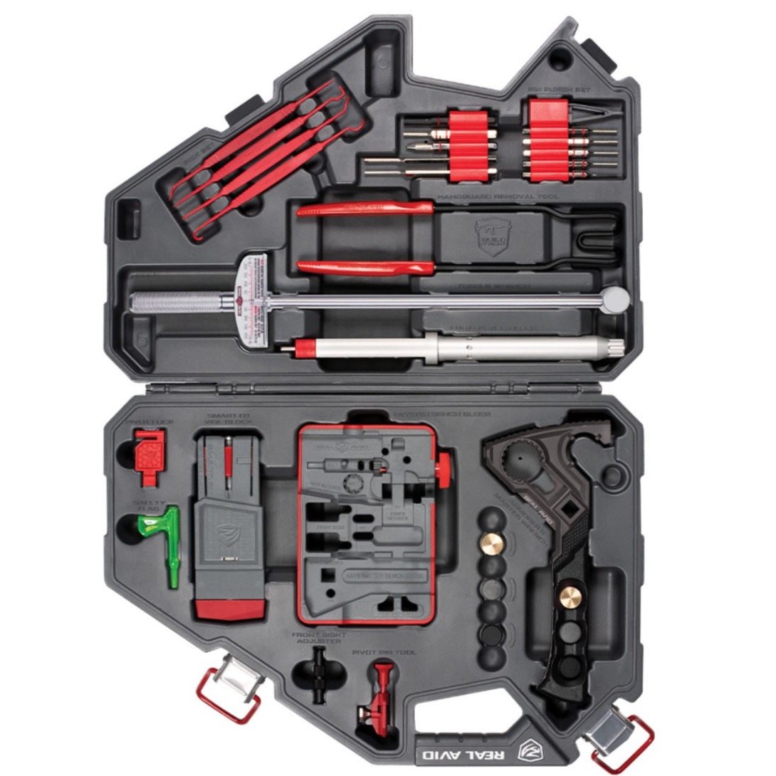 HCC Tactical AR15 Armorer’s Master Kit™ for cleaning and maintenance with various tools and accessories displayed.