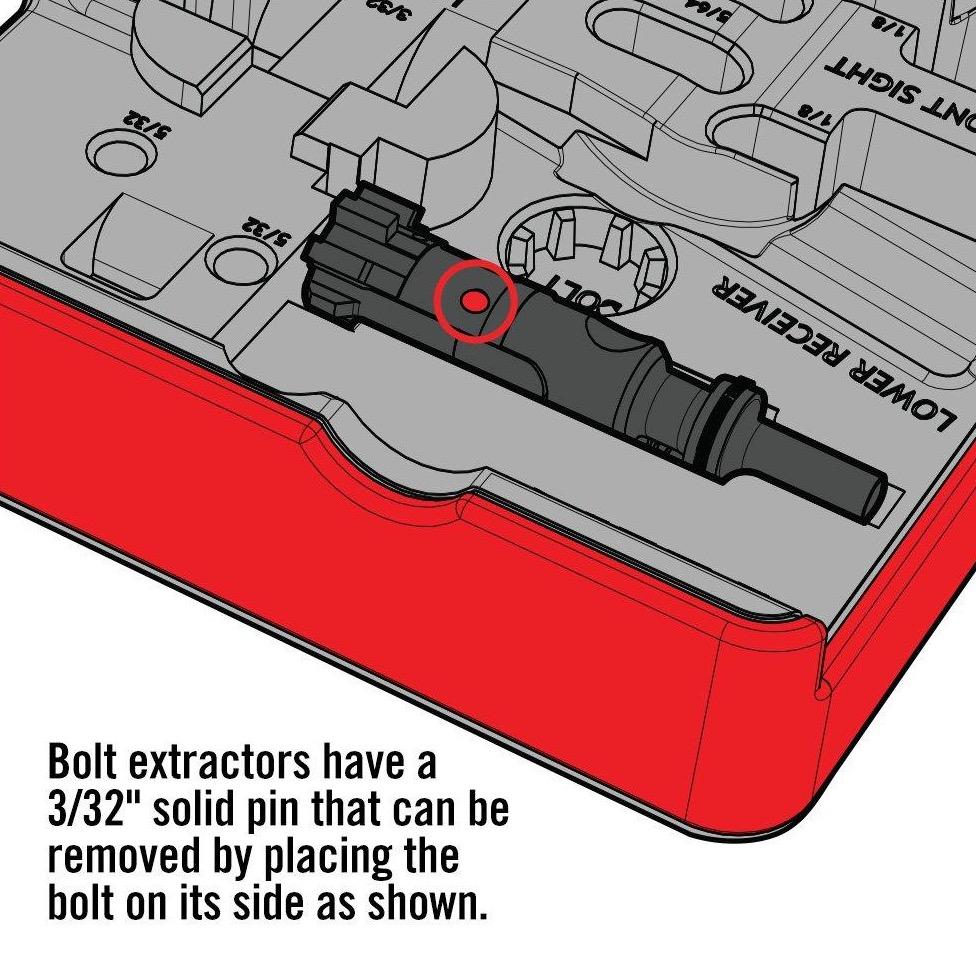 HCC Tactical AR15 Master Bench Block for cleaning and maintenance of AR15 rifles, with multiple slots for secure firearm handling.