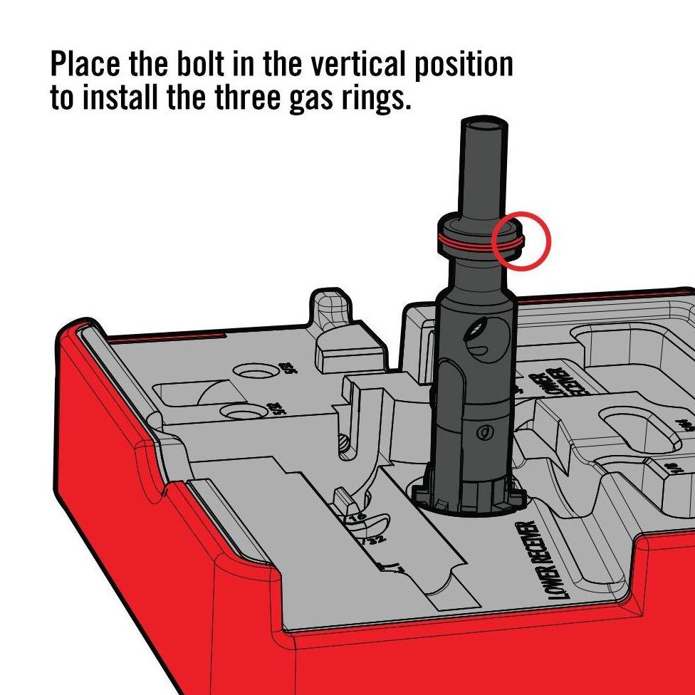 HCC Tactical AR15 Master Bench Block for cleaning and maintenance, with multiple slots for firearm stabilizing and disassembly.