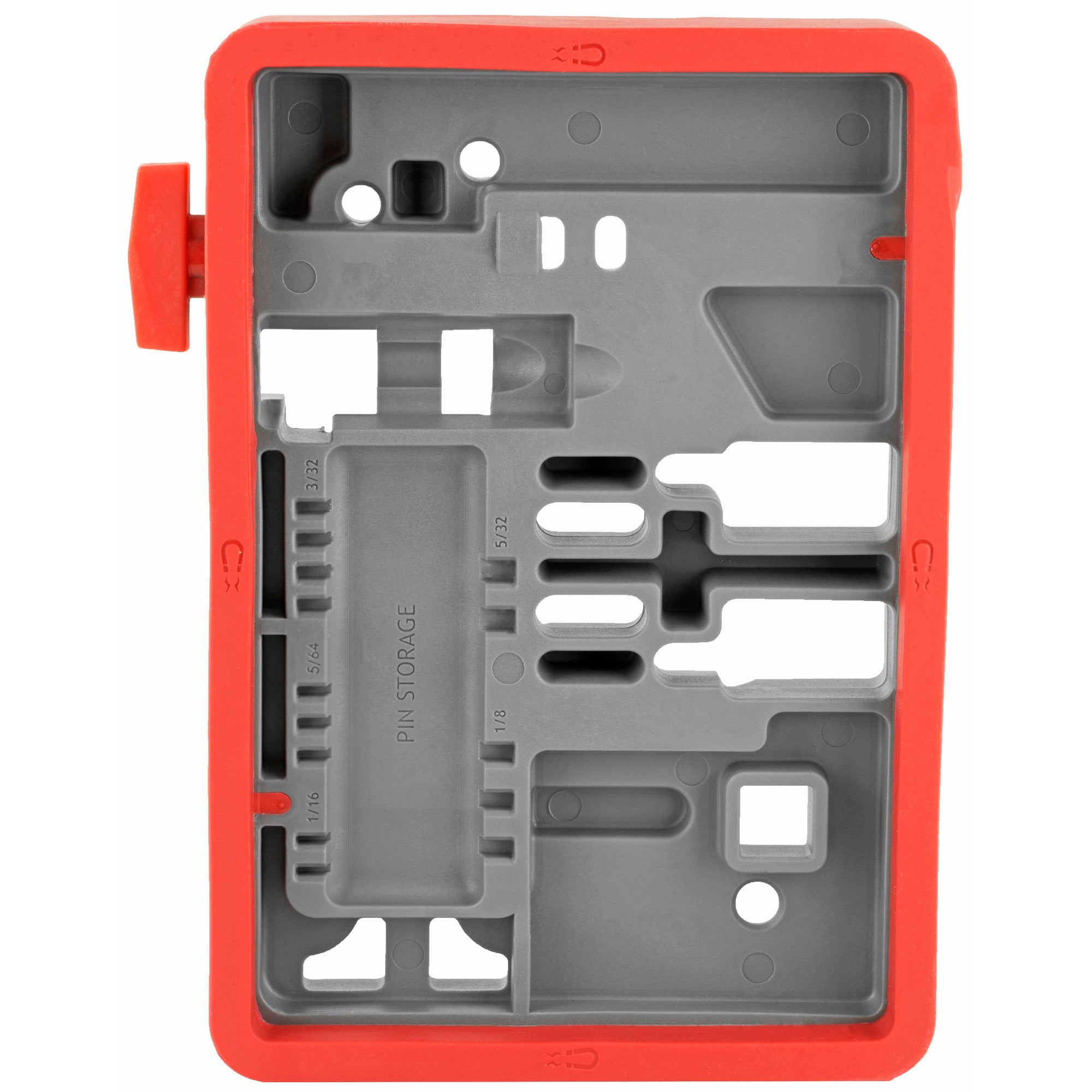 HCC Tactical AR15 Master Bench Block used for cleaning and maintenance of AR15 rifles, shown on a workbench with tools.
