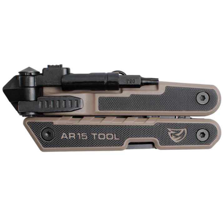 AR15 Tool™ by HCC Tactical displayed, showcasing its compact design for efficient cleaning and maintenance of firearms.