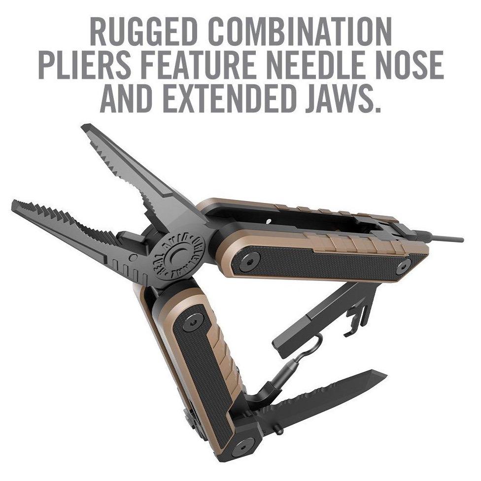 HCC Tactical AR15 Tool™ for cleaning and maintenance, featuring various attachments and ergonomic design.