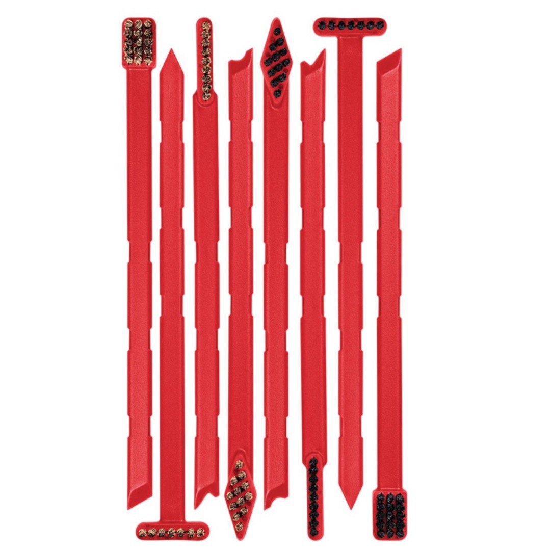 HCC Tactical Smart Brushes™ for efficient cleaning and maintenance of various surfaces and tools.