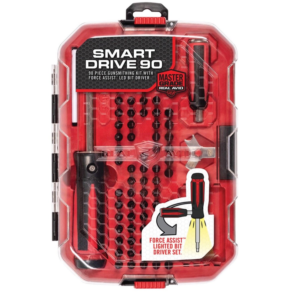 HCC Tactical Smart Drive 90™ cleaning and maintenance tool, featuring a compact design for efficient equipment care.