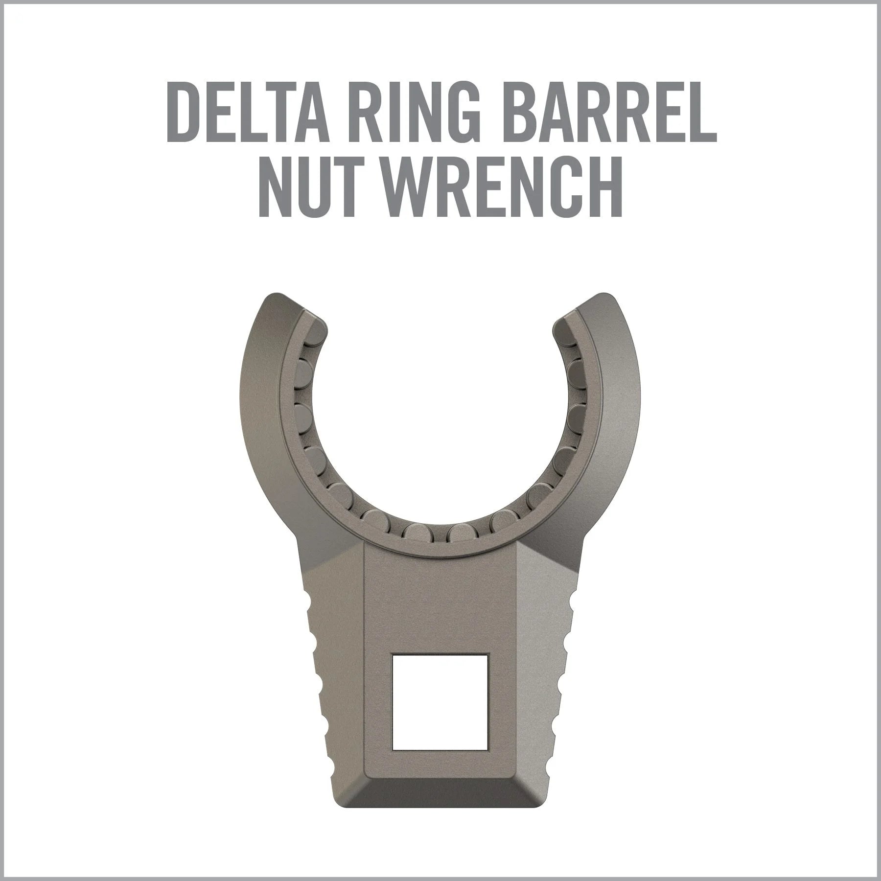 HCC Tactical Master Fit Wrench Heads in various sizes for cleaning and maintenance tasks.