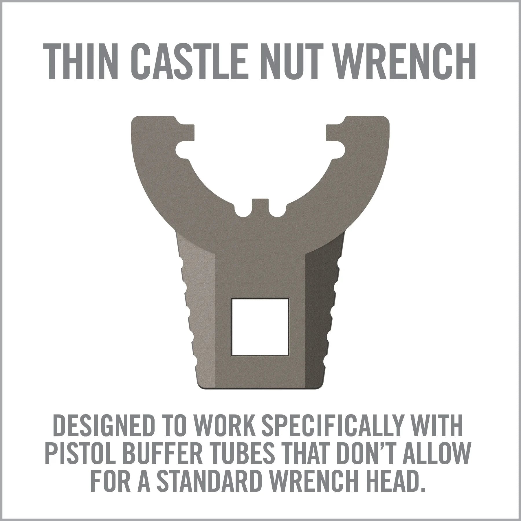 HCC Tactical Master Fit Wrench Heads for efficient cleaning and maintenance, showcasing various sizes and designs.