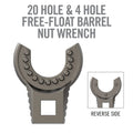 HCC Tactical Master Fit wrench heads for cleaning and maintenance, showcasing various sizes and durable design.
