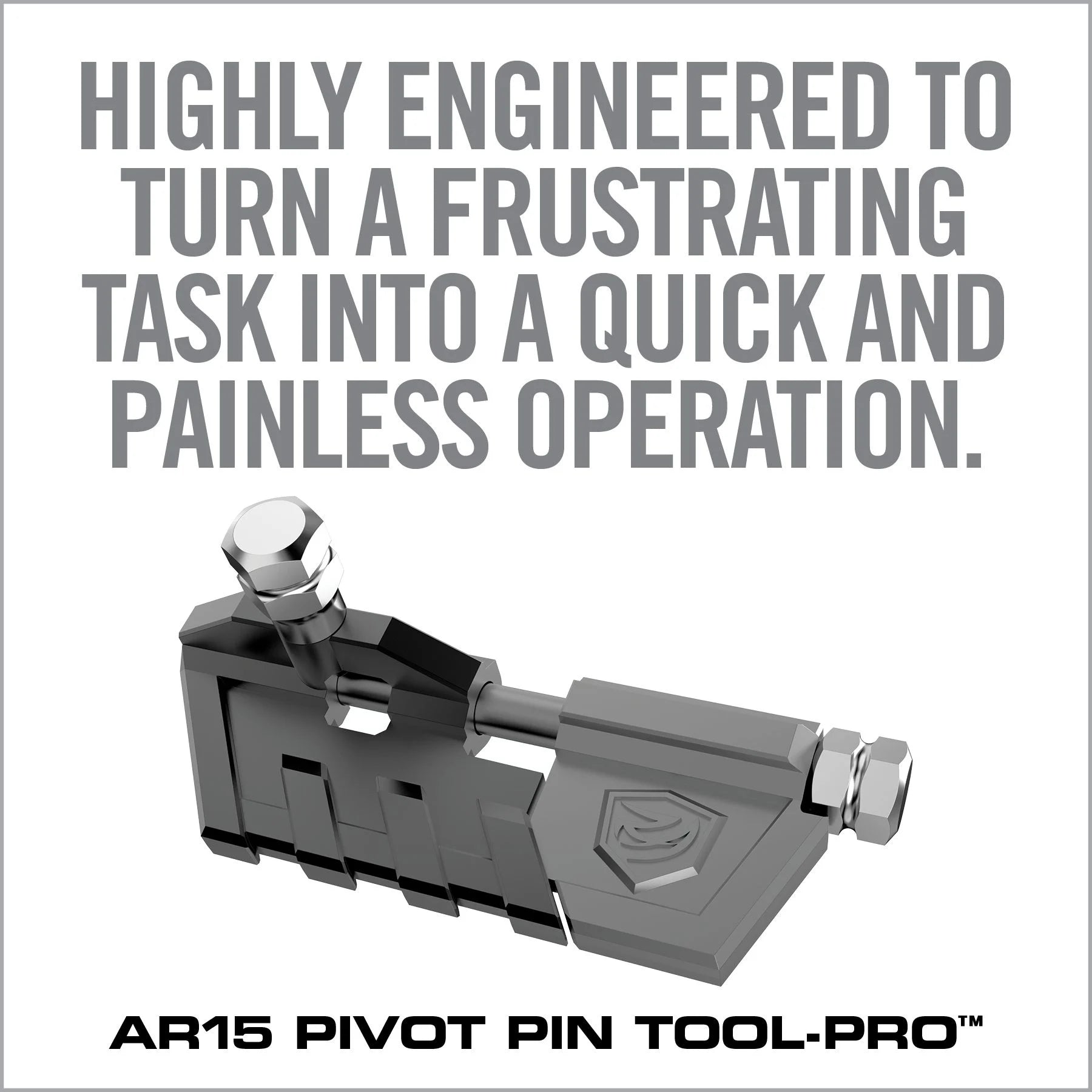 AR15 Pivot Pin Tool-Pro by HCC Tactical, designed for efficient cleaning and maintenance of AR15 rifles.