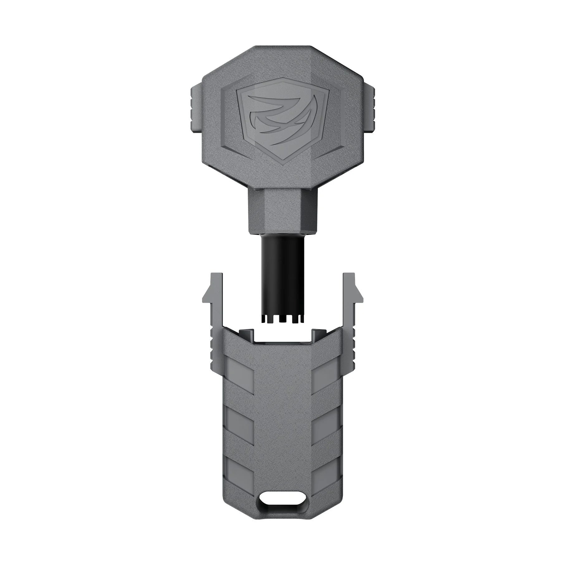 HCC Tactical Front Sight Adjuster Pro for firearm cleaning and maintenance, showcasing its ergonomic design and precision features.