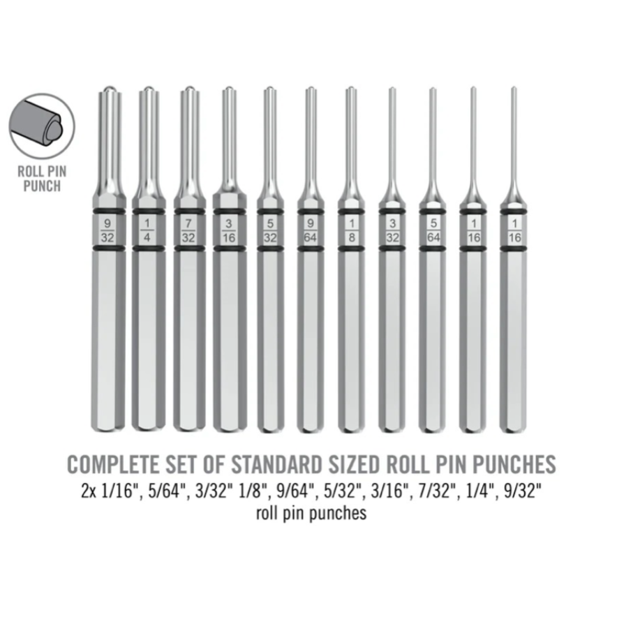 Accu-Punch 11-Piece Roll Pin Punch Set - We The Collective