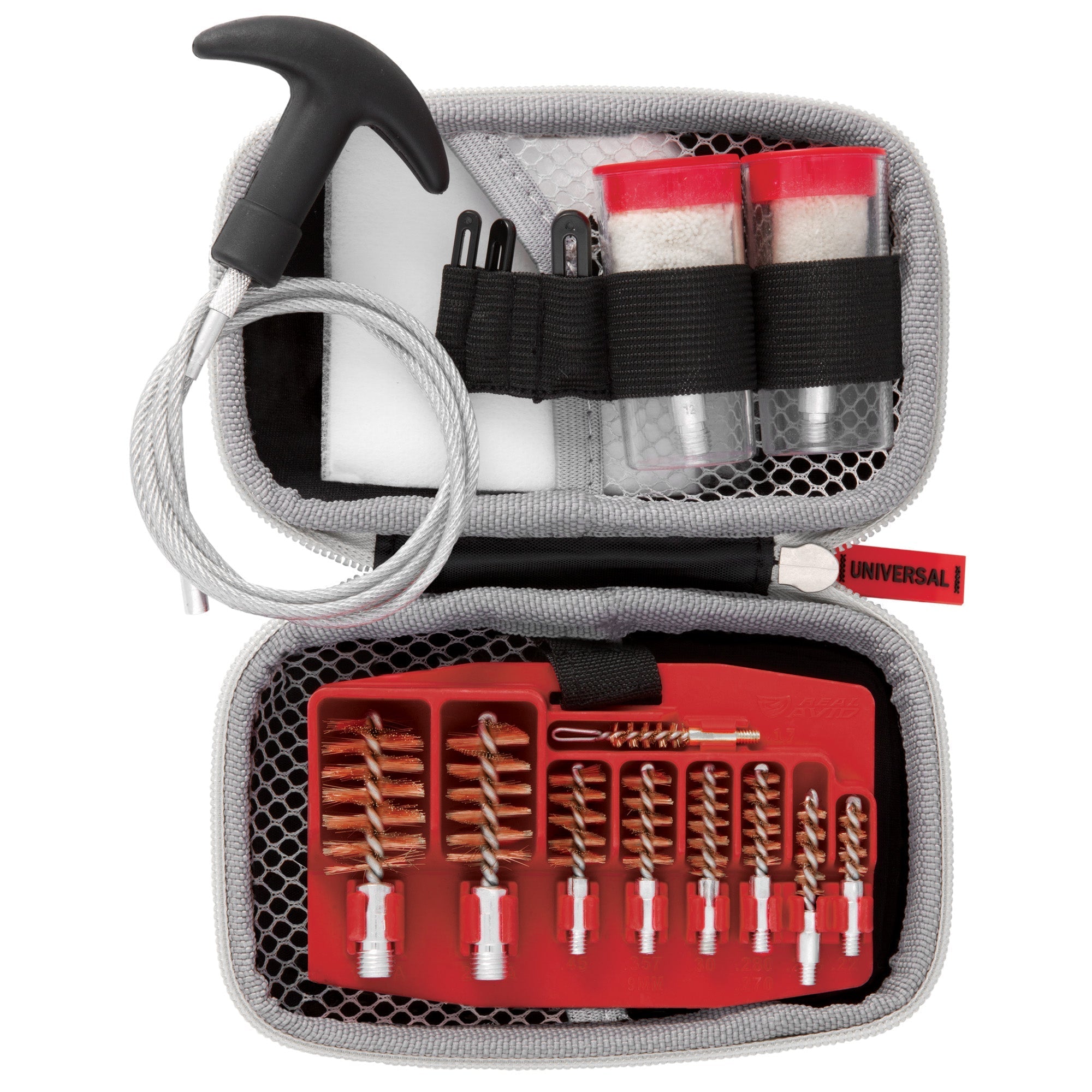 HCC Tactical Gun Boss Universal Cleaning Kit with brushes and tools for firearm maintenance and care.