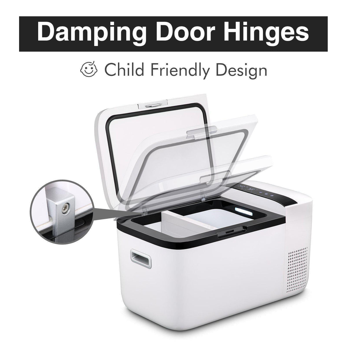 GO20 Dual Zone 12V Portable Freezer - White | ICECO | 20 LT - We The Collective