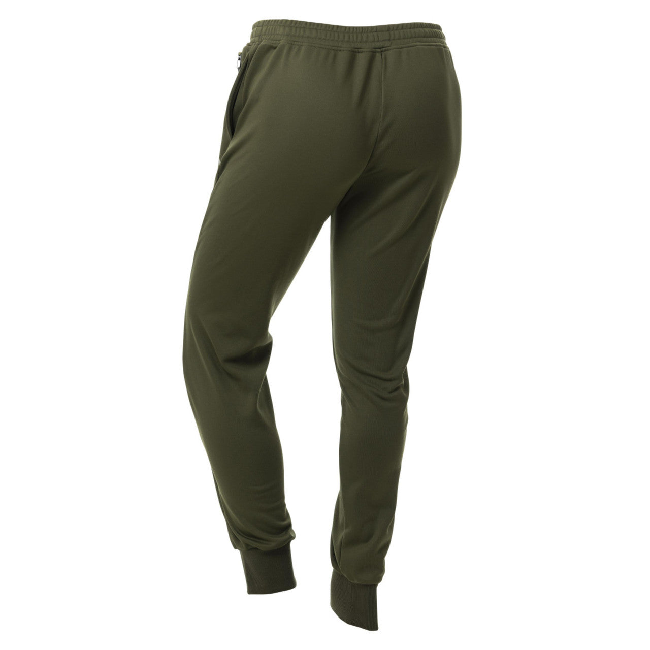 Gray Kenzie Sweatpants by DSG OUTERWEAR featuring a relaxed fit and elastic waistband, displayed on a model.