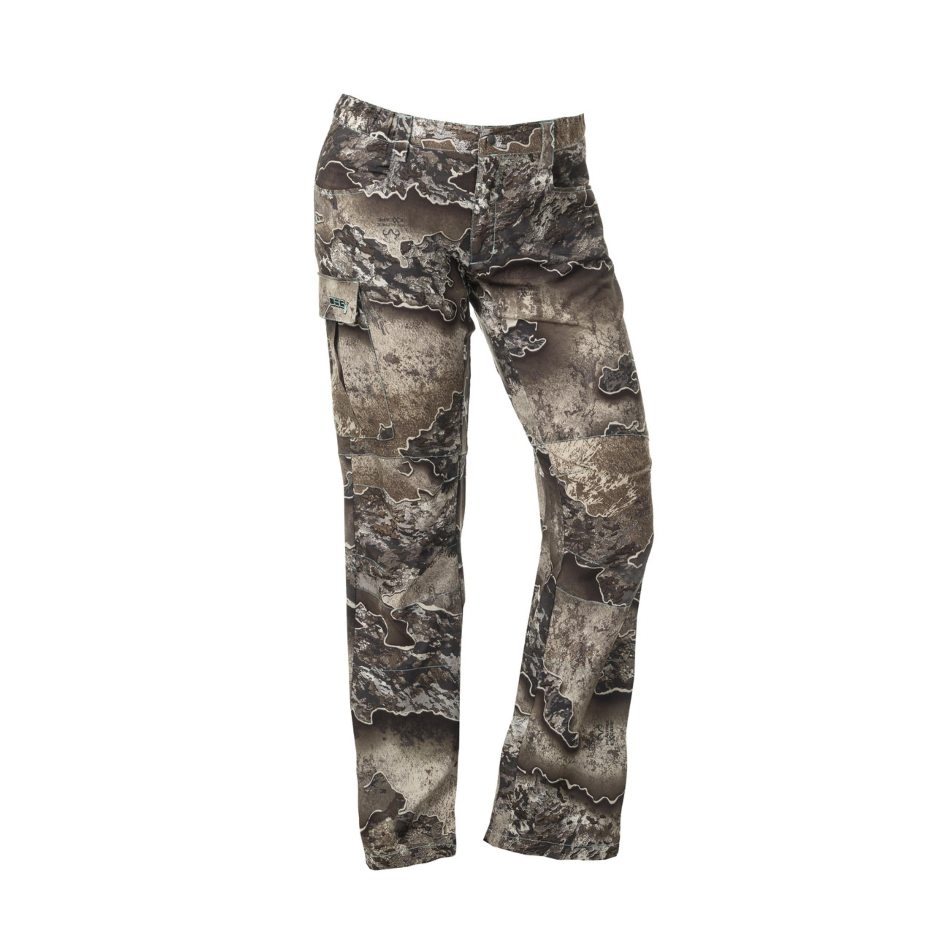 Dark gray Bexley 3.0 pant by DSG OUTERWEAR with a slim fit and adjustable waistband, shown on a hanger.