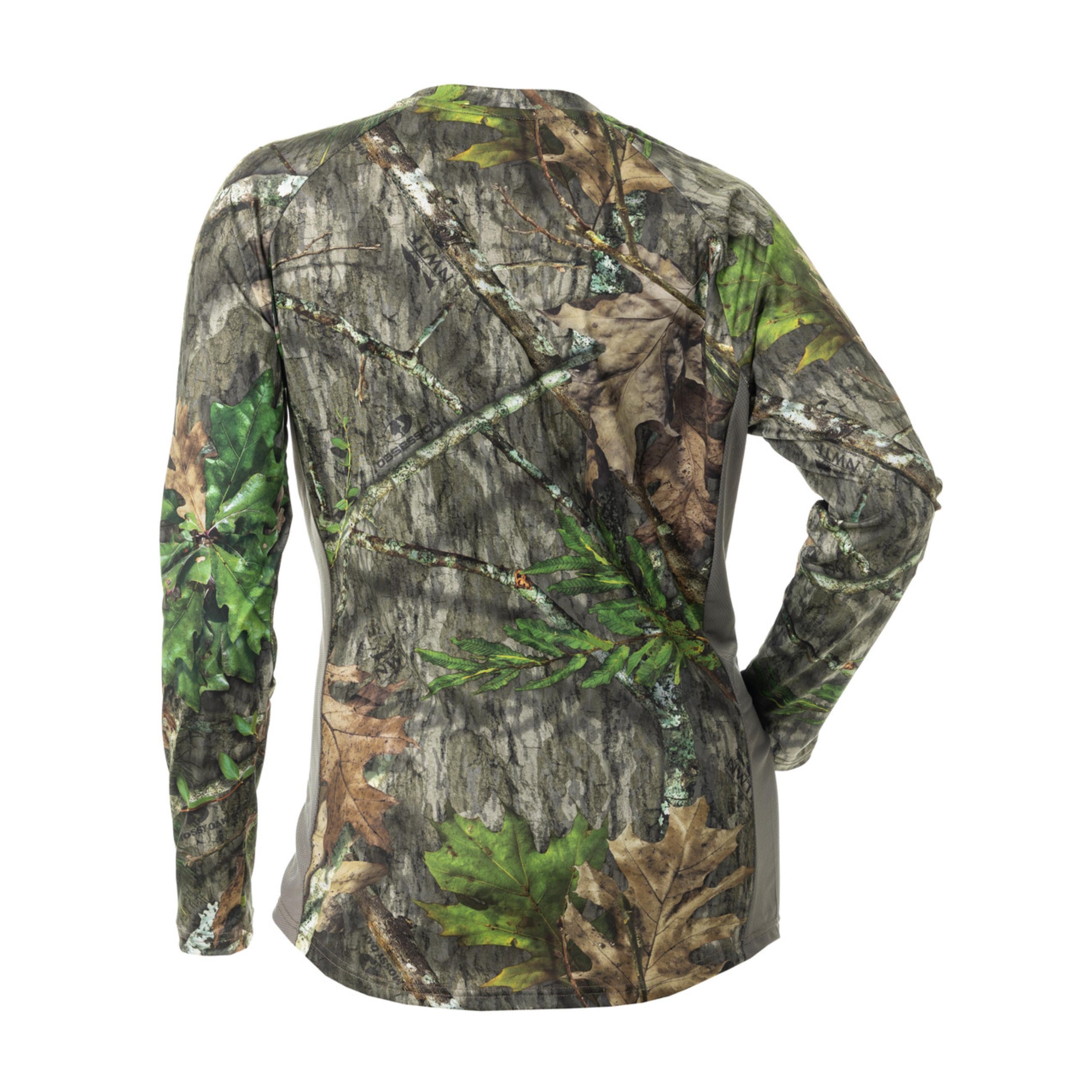 Lightweight long sleeve shirt by DSG OUTERWEAR with UPF 50+ sun protection, shown in a neutral color with a casual fit.