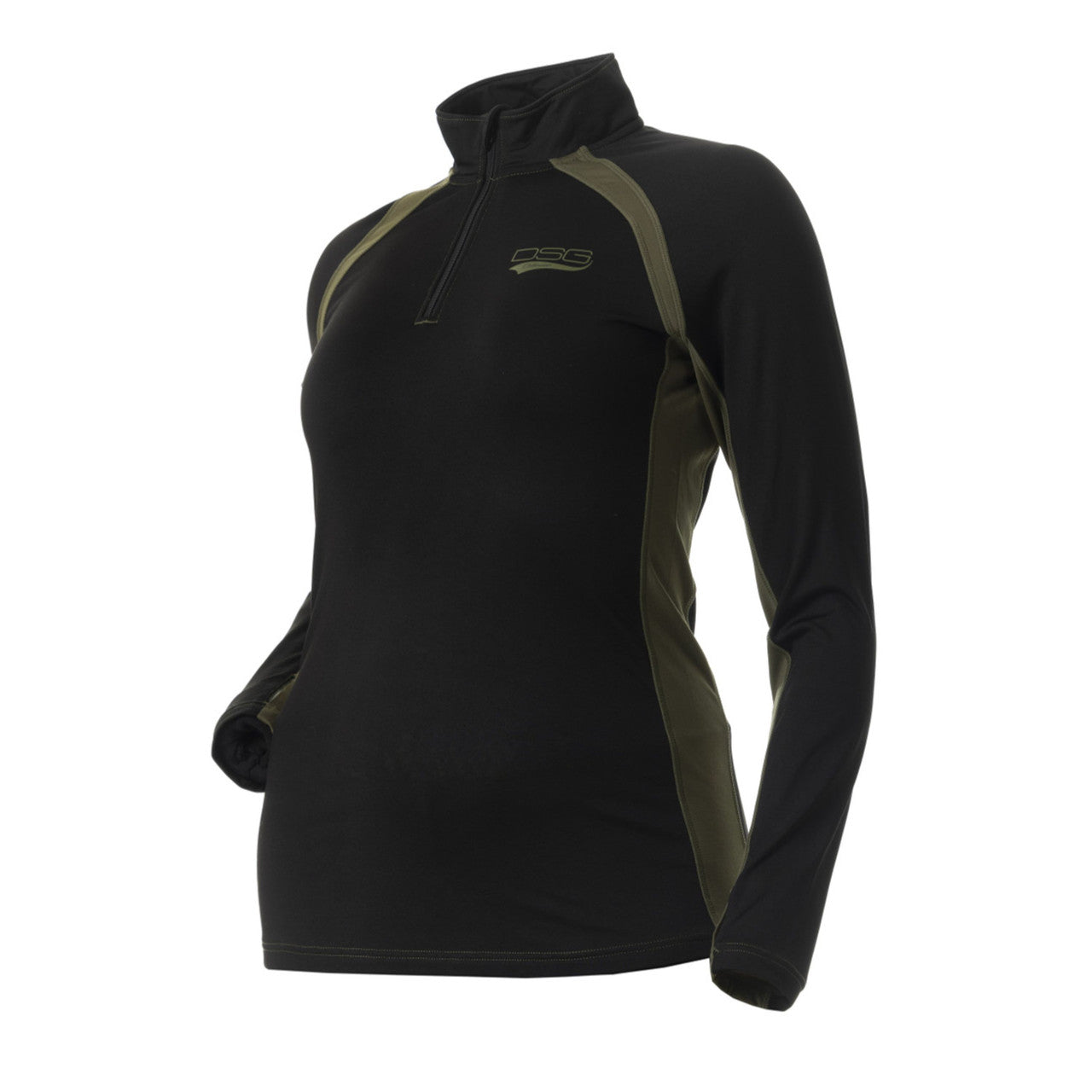 D-TECH 1/4 Zip Base Layer Shirt 2.0 - Olive - OVERLANDERS Outfitter