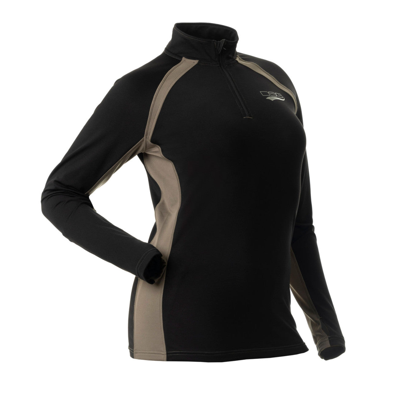 D-TECH 1/4 Zip Base Layer Shirt 2.0 - Stone - OVERLANDERS Outfitter