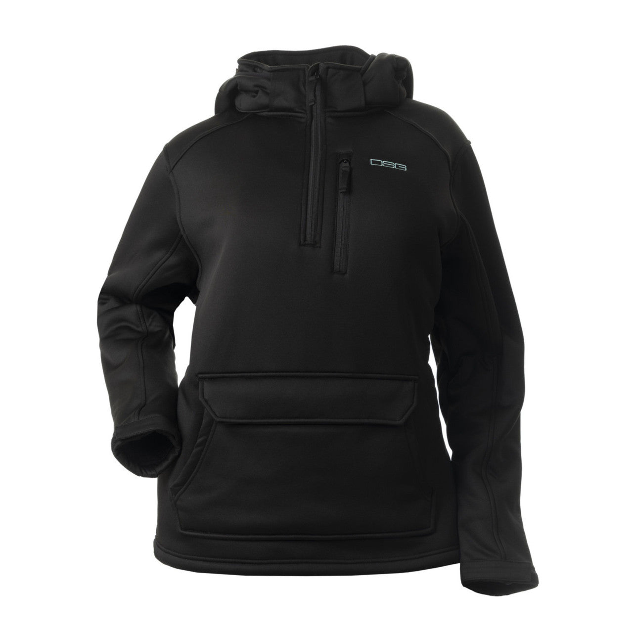 Blue Breanna 2.0 Pullover by DSG OUTERWEAR, front view showing soft fabric and casual fit.